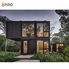 Steel Tiny Prefab House Modular Villa Mudah Merakit Kontainer Mewah Rumah Modern