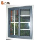 Perawatan Mudah Aluminium Sliding Windows Powder Coating Perawatan Permukaan SLIDING WINDOW DOOR menangani jendela geser