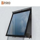 1.4mm Ketebalan Bingkai Tenda Logam Windows / Aluminium Single Top Hung Window aluminium jendela awning untuk rumah tenda