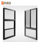 American Single Double Hung Thermal Break Aluminium Window / Vertikal Sliding Sash Window