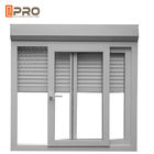 Jendela Kaca Geser Aluminium Perumahan / Jendela Rumah Geser bingkai jendela aluminium geser geser kaca tempered