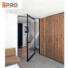 Pintu Pivot Aluminium Interior yang Dibuat Khusus Untuk Pembagi Kamar ISO9001 pivot engsel pintu kaca pintu depan pintu pivot