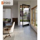 Pintu Pivot Aluminium Lantai Musim Semi Untuk Rumah Interior Ukuran Disesuaikan Pintu pivot depan Pintu pivot Pintu kaca Pintu pivot kaca