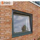 Double Glass Thermal Break Tilt Dan Turn Aluminium Windows / Kamar Mandi Miring Buka Jendela