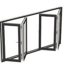 Standar Australia Desain baru Aluminium Glass Folding Bifold Window jendela aluminium analog untuk dijual