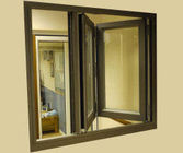 kaca tempered lipat produsen jendela akordeon guangzhou bifold jendela sudut pintu bi lipat eksterior pintu bi lipat