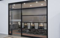 Bingkai Aluminium Kaca Tempered Partisi Kantor Modern / Partisi Pembagi Ruang Kantor