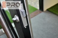 Pintu Pivot Aluminium Multi Warna Sertifikasi ISO Dengan Kaca Tempered pintu pivot ganda engsel pintu kaca depan