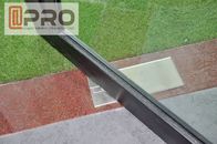 Pintu Pivot Aluminium Multi Warna Sertifikasi ISO Dengan Kaca Tempered pintu pivot ganda engsel pintu kaca depan