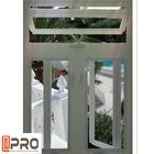 Tahan Debu Aluminium Top Hung Window Untuk Proyek Rumah Ukuran Disesuaikan jendela aluminium digantung atas jendela digantung atas, a