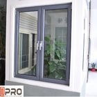Sesuaikan Horizontal Double Casement Windows / Aluminium Frame Glass Window nigeria casement window arch casement window