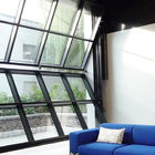 Ukuran Kustom Kaca Tunggal Vertikal Aluminium Bifold Windows