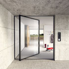 6A 27A Aluminium center pivot glass door Untuk Rumah Modern