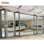 ISO Exterior Bi Sliding Glass Patio 2.0mm Aluminium Folding Doors