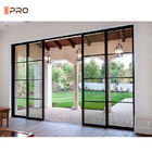 Aluminium Sliding Glass Patio Doors Eksterior Besar Modern ISO9001