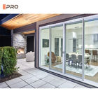 Aluminium Sliding Glass Patio Doors Eksterior Besar Modern ISO9001