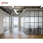 Kustomisasi Ruang Partisi Kantor Modern Kedap Suara Double Glass Wall Aluminium Frame System