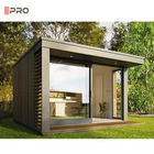 Rumah Prefabrikasi Kecil Mewah Baja Ringan Modern Studio Prefab Rumah Kecil