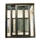 Jendela Sliding Aluminium Terbuka Vertikal Dengan Layar Kaca Jendela Sliding Renovasi Untuk Rumah