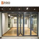 Pintu Lipat Aluminium Dilapisi Bubuk Untuk Bangunan Komersial Ukuran Disesuaikan pintu lipat otomatis keamanan lipat do