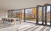 Pintu Geser Aluminium Interior Dengan Sisipan Kaca Untuk Pintu kasa kaca geser aluminium Ruang Tamu