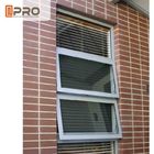 Unik Rantai Winder Aluminium Awning Windows Untuk Dapur / Kamar Tidur Aluminium top hung awning window top awning window