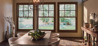 American Style Double Hung Window / Ventilasi Aluminium Sash Windows Stainless Steel Security Mesh