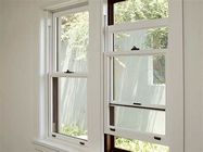 Ukuran Disesuaikan Double Hung Aluminium Sash Windows Isolasi Panas