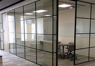 ISO Modern Half Height Glass Cubicle Dividers, Dinding Partisi Kantor Bos