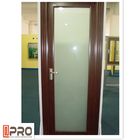 Patio Single Panel Aluminium Casement Pintu Kaca Berengsel Profil Disesuaikan Warna pintu aluminium engsel PINTU KOMPOSIT