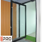 Patio Single Panel Aluminium Casement Pintu Kaca Berengsel Profil Disesuaikan Warna pintu aluminium engsel PINTU KOMPOSIT