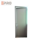 Pintu Berengsel Aluminium Perumahan Kustom, Pintu Keamanan Kaca Antipeluru Single Casement