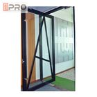 Pintu Aluminium Berengsel Interior Dengan Kaca E Rendah Ganda Untuk Rumah Hunian harga pintu kaca engsel aluminium engsel glas
