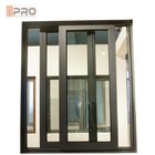 Jendela Geser Aluminium Warna Hitam Dengan Layar Jendela Perlindungan Serangga Harga jendela geser aluminium yang disesuaikan