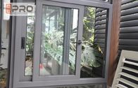 Suara Dan Isolasi Termal Aluminium Horizontal Sliding Window Mudah Untuk Memasang jendela kaca geser kantor