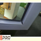 Folding Open Style Aluminium Glazed Window Powder Coated Surface Treatment pintu aluminium dua kali lipat, jendela dua kali lipat untuk