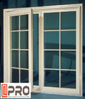 Residential Push Out Casement Windows / Aluminium Pivoting Window Dengan Desain Grid jendela aluminium putih