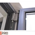 Jendela Aluminium Casement Kontemporer Dengan Keamanan Wire Mesh ISO9001 CASEMENT WINDOWS DOORS windows casement handle