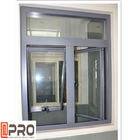 6063-T5 Profile Aluminium Casement Windows Dengan Double Glazing Customized Size aluminium bifold windows