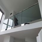 Desain modern Balkon Aluminium 6005 6060 Vertikal Wire Balustrade