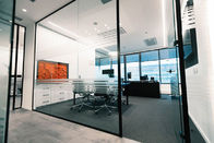 Dinding Partisi Kaca Interior Aluminium Modern untuk kantor