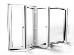Pintu Jendela Lipat Accordion / Jendela Lipat Aluminium Tahan Debu balkon jendela lipat perangkat keras jendela lipat